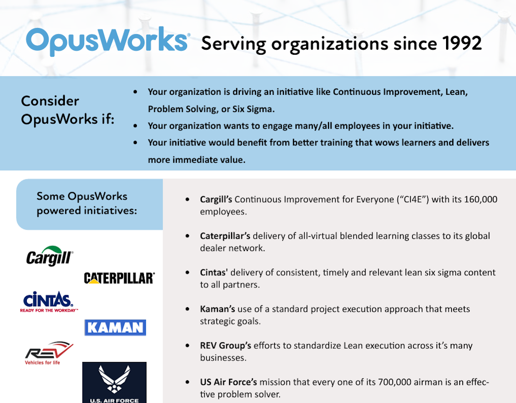 How OpusWorks Serves Organizations
